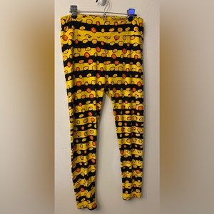 LuLaRoe pumpkin leggings. Tall and Curvy. Fits sizes 12-18.